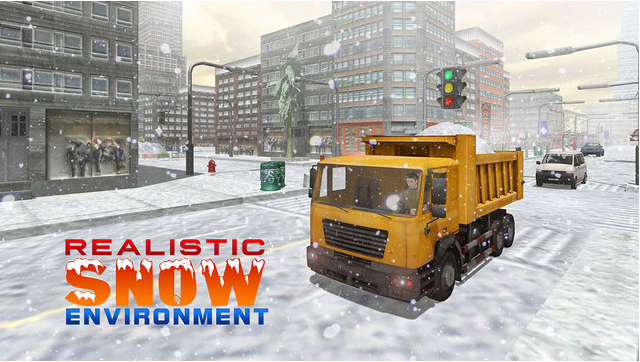 雪挖掘机模拟器3D3