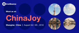 ironSource 确认参展2018 ChinaJoy BTOB图片1