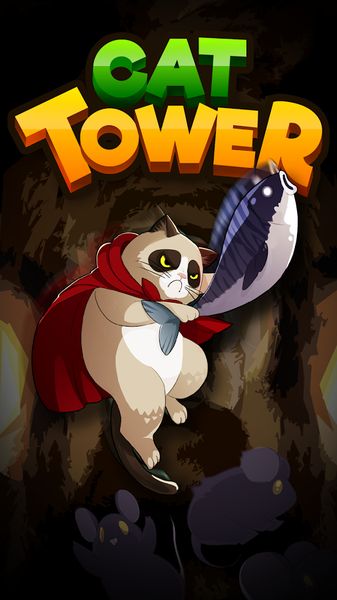 扑家猫咪之塔游戏安卓版下载（Cat Tower Idle RPG）图1: