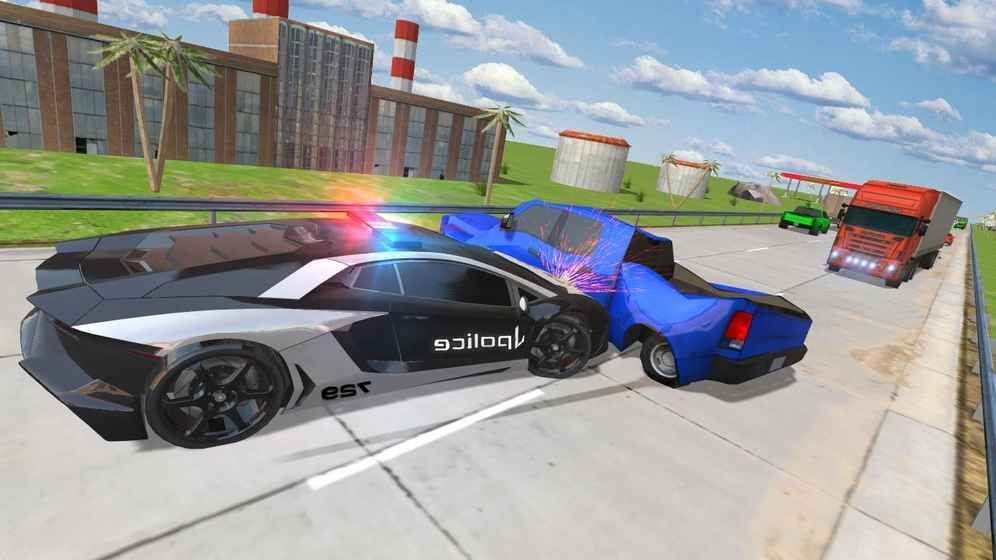 Police Car Traffic手机游戏最新正版图2: