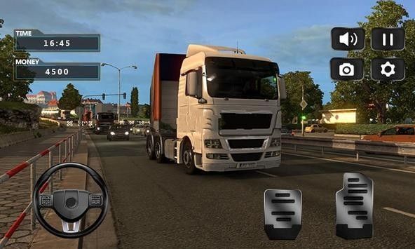 欧洲卡车模拟拖车司机2018游戏中文手机版图2: