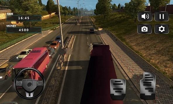欧洲卡车模拟拖车司机2018游戏中文手机版图1: