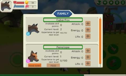 狐狸家族模拟（Fox Simulator）游戏安卓版图4: