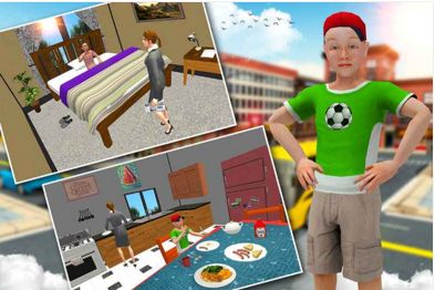 虚拟孩子幼儿园模拟器官方安卓版手机游戏截图1: