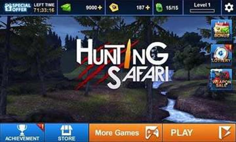 荒野狩猎安卓官方版游戏（Hunting Safari）图2: