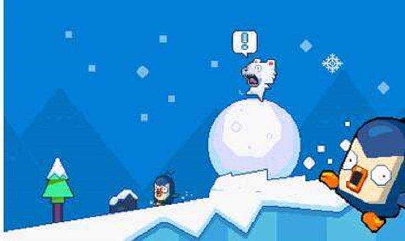 笨熊滚雪球手机游戏最新版下载图2: