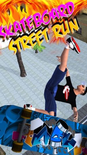 滑板街道运行游戏图1