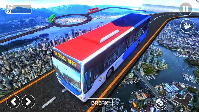 疯狂的特技公交车行驶辛无广告游戏最新正式版图2: