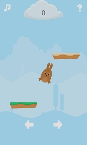 跳跃的大肚兔手机游戏最新版下载图1: