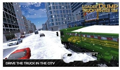 3D冬季装载机模拟手机游戏最新版下载图3: