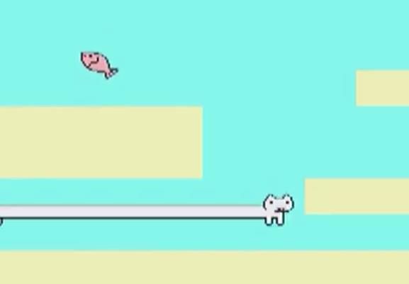 沙雕猫吃鱼游戏猫会变长身体分开官方网站正式版图1: