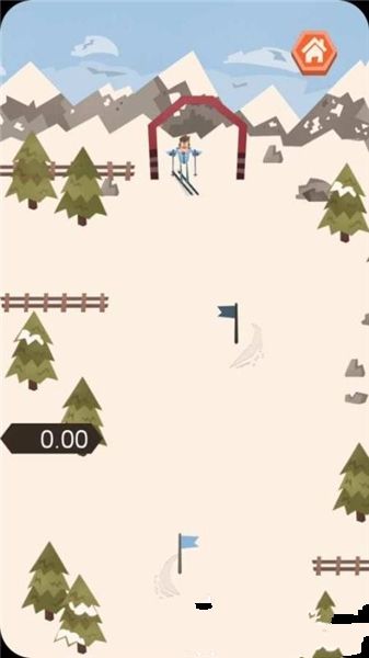 滑雪下山安卓中文版游戏图5: