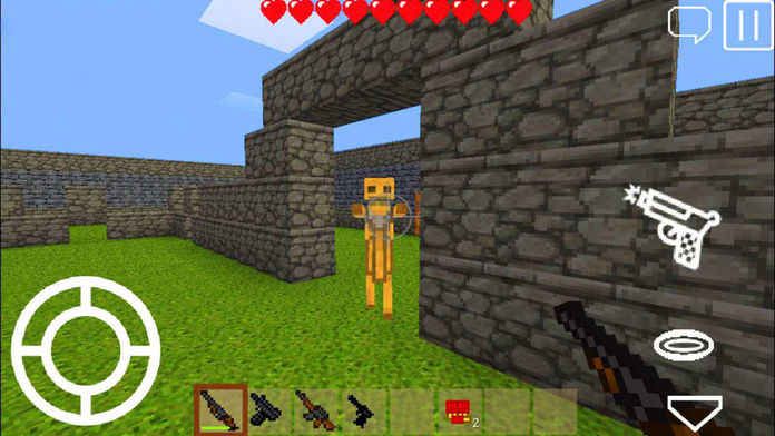 积木枪战Pixel Block Gun 3D游戏正式版IOS图1: