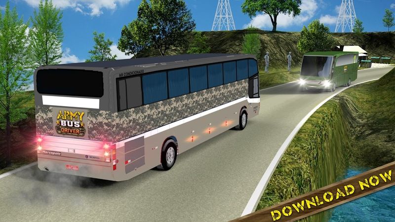 军队巴士模拟器2018手机游戏最新版下载图1: