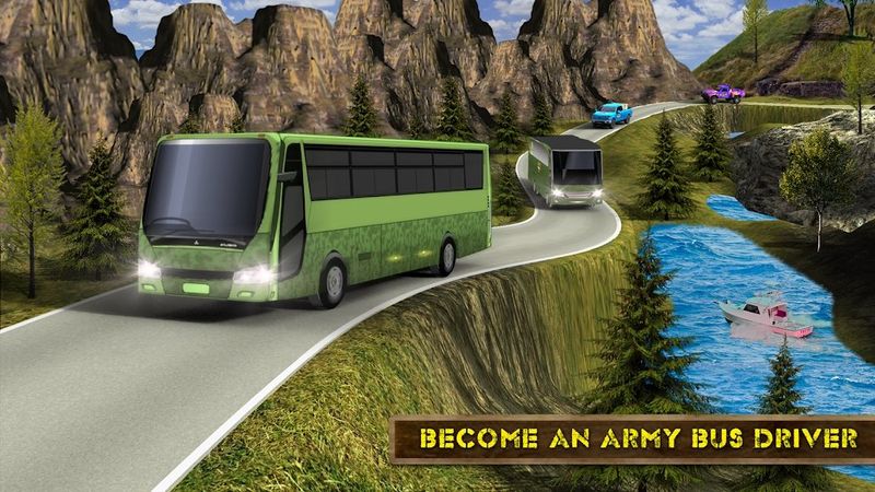 军队巴士模拟器2018手机游戏最新版下载图3: