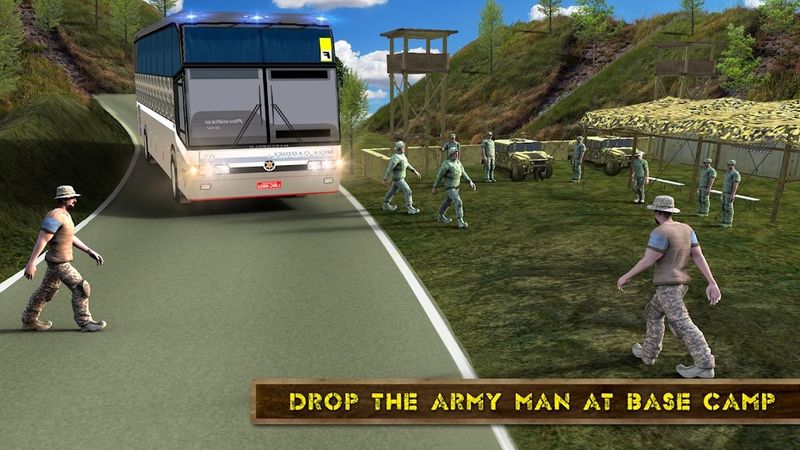 军队巴士模拟器2018手机游戏最新版下载图4: