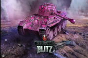《坦克世界闪电战》20号公布最新迷你粉色皮肤，这伪装性堪忧[多图]