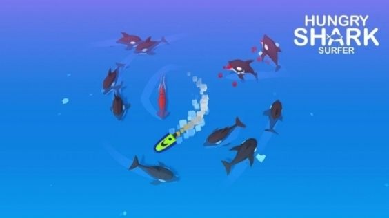 饥饿鲨鱼冲浪者游戏安卓版（Hungry Shark Surfer）图4: