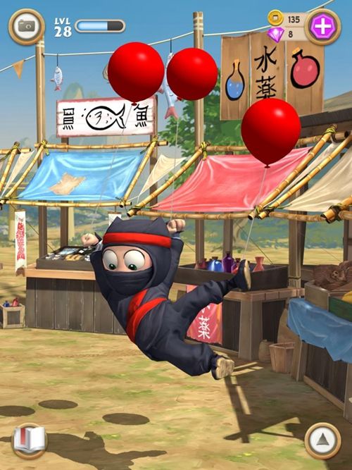 笨拙的忍者中文汉化版游戏下载（Clumsy Ninja）图4:
