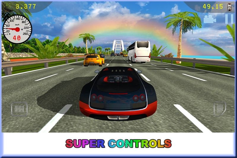 交通赛车豪华车手机游戏下载最新版图3: