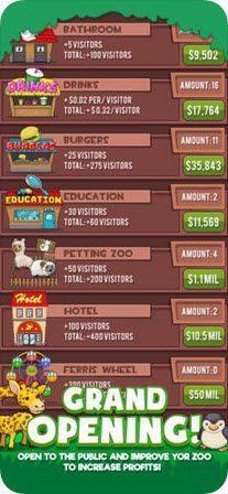 放置动物园大亨Idle Zoo Tycoon手机游戏最新版图5: