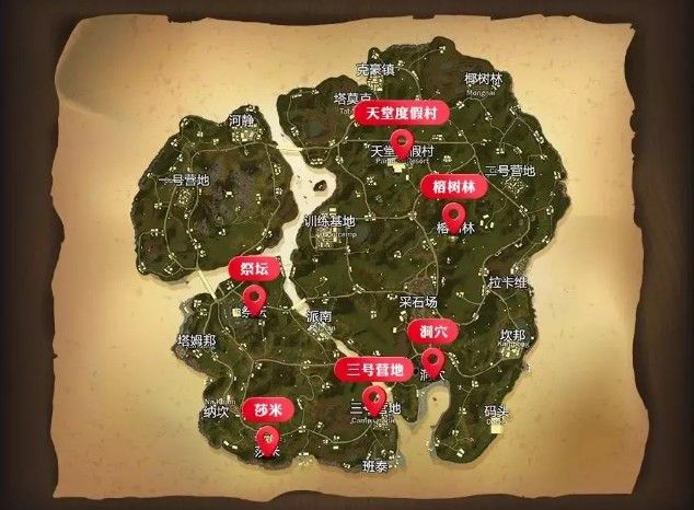 全军出击萨诺丛林地图分布点位置大全：萨诺丛林防空洞在哪？[多图]