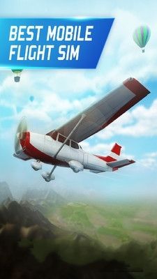 飞行模拟试验3D手机游戏最新安卓版图1: