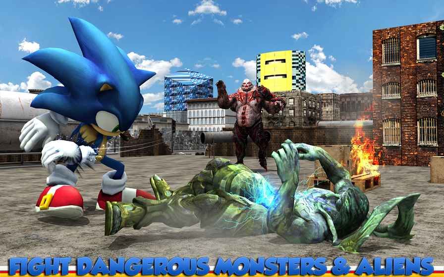 Sonic Superhero Fighter手机游戏最新版图2: