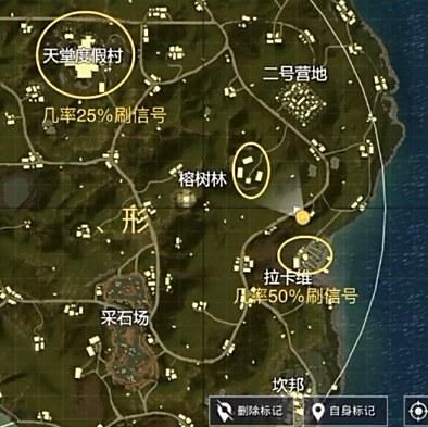 刺激战场信号枪刷新点汇总：三张地图29处刷新点 6个必刷点[多图]图片9