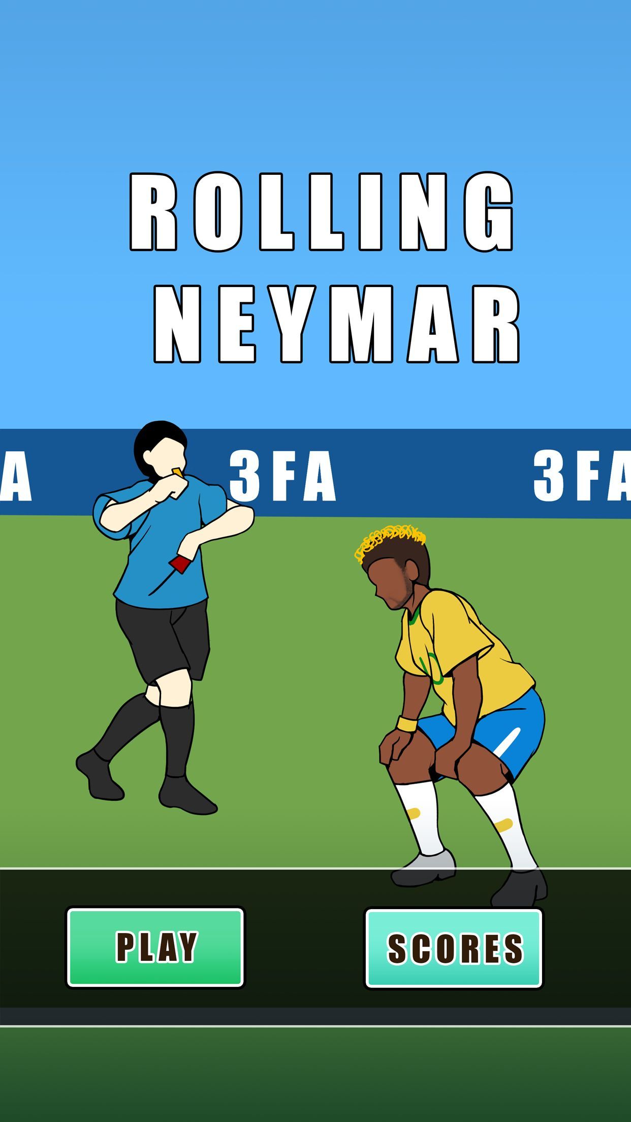 内马尔翻滚Rolling Neymar手机游戏最新安卓版图1: