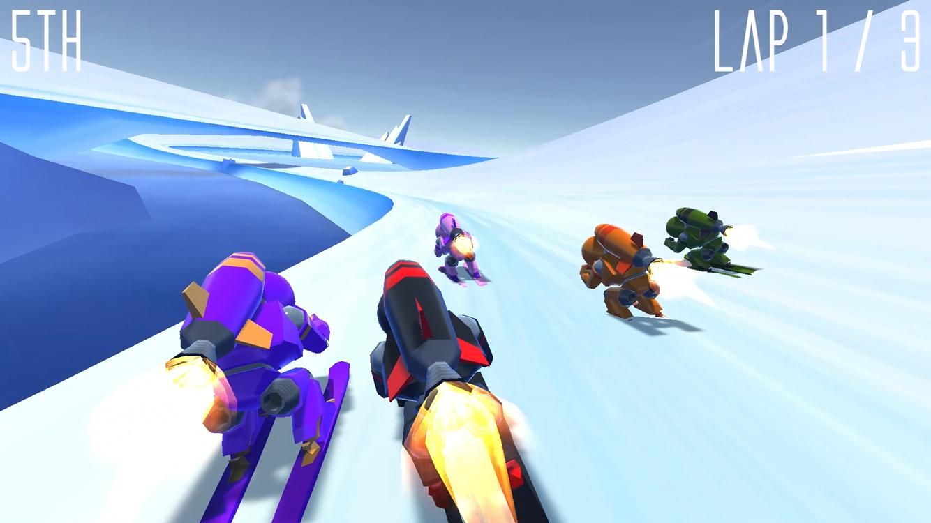 火箭滑雪比赛手机游戏最新版(Rocket Ski Racing)图2: