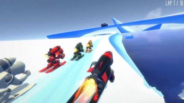 火箭滑雪比赛手机游戏最新版(Rocket Ski Racing)图1: