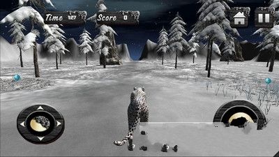 3D野生雪豹模拟手机游戏最新安卓版图2: