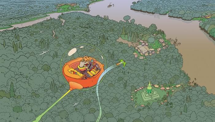 在爬满蜘蛛的小屋里，这两名开发者做了一款墨比斯漫画风格的独立游戏[多图]图片6