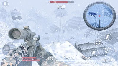前线战场冬季狙击手无限生命安卓中文版下载图1: