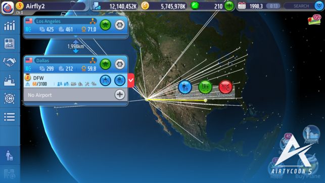 航空大亨5游戏中文版完整安卓版（AirTycoon 5）图1: