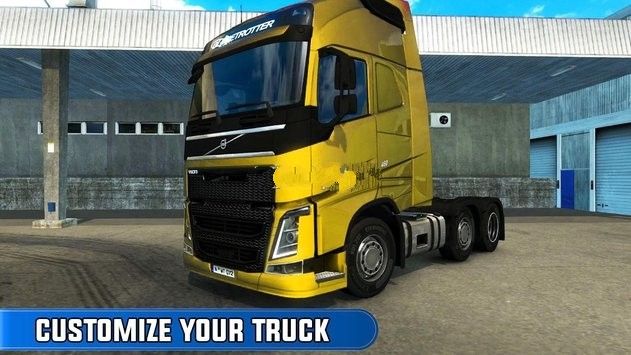 欧洲卡车越野货运卡车司机中文版游戏下载图1: