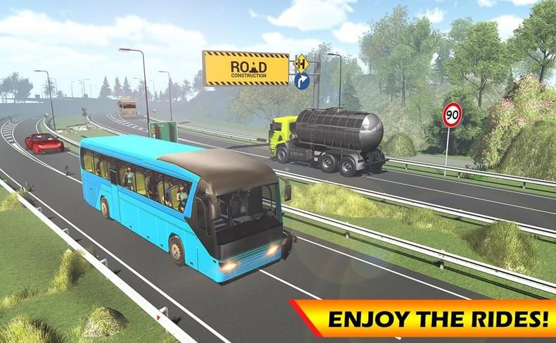 欧洲长途汽车2018中文游戏手机版（Euro Coach Bus Driving 2018）图1: