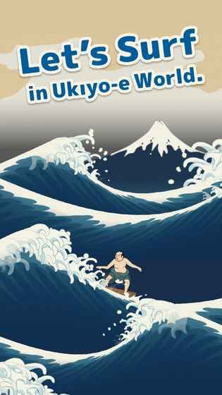 日本人冲浪游戏安卓版免费金币下载安卓地址（UkiyoWave）图4: