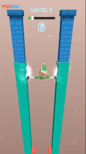 抖音上小人用腿撑住墙Fracture Jump手机游戏最新版图2: