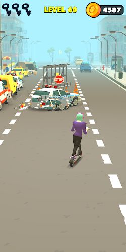 滑板车骑行游戏免费金币最新版（scooter ride）图2: