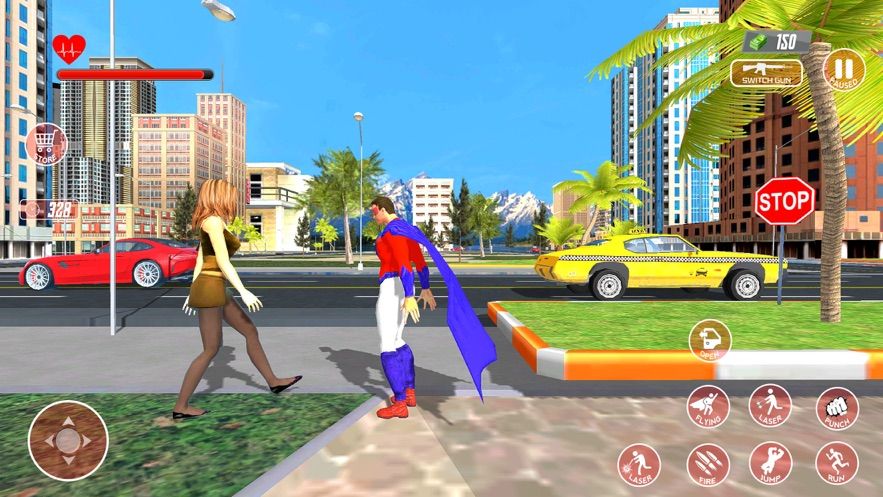 超级英雄飞行模拟器3D游戏最新版图2: