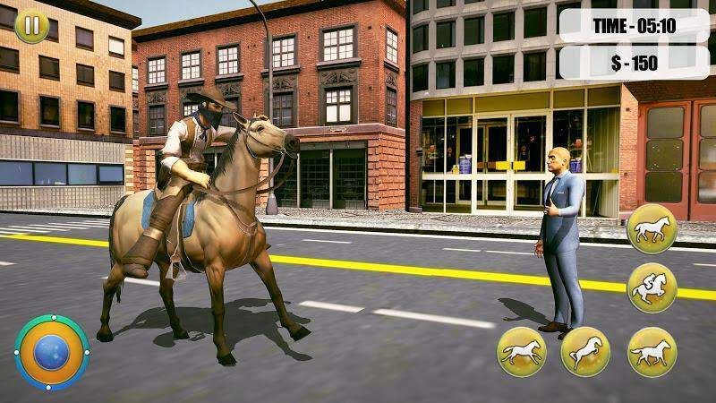 骑马大冒险城市穿梭游戏安卓最新版下载图1: