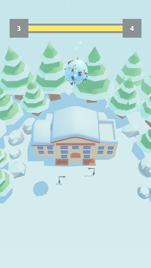 雪地保龄球游戏安卓免费版下载（Snow Bowling）图3:
