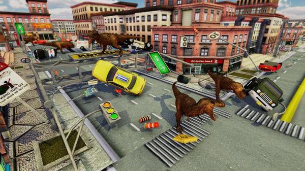 恐龙横冲直撞3D游戏中文版安卓版下载图1: