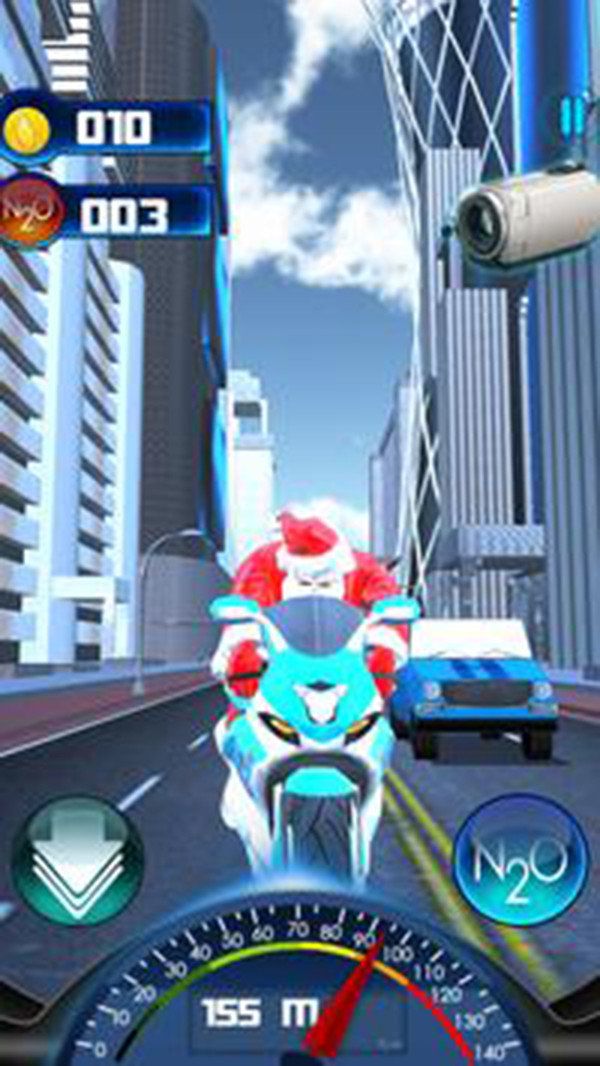 圣诞老人摩托车种族游戏安卓手机版图3: