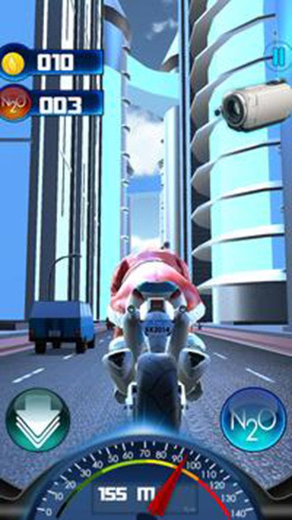 圣诞老人摩托车种族游戏安卓手机版图1: