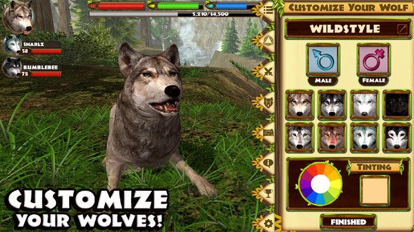 终极狼群模拟器2游戏苹果手机版下载图3: