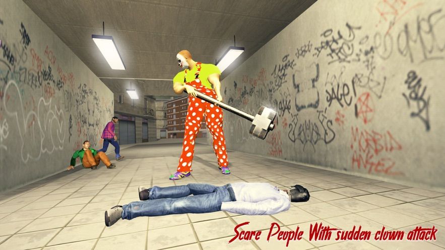 杀手小丑生存模拟游戏中文版下载图2: