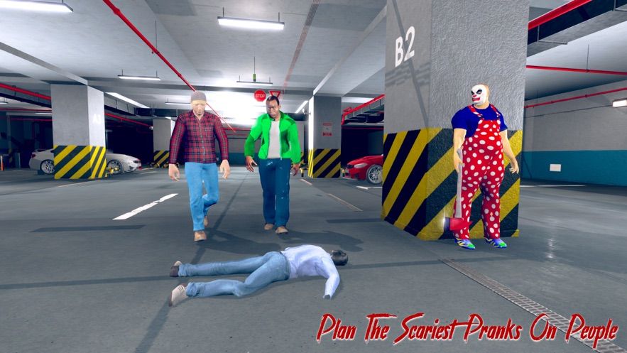 杀手小丑生存模拟游戏中文版下载图3: